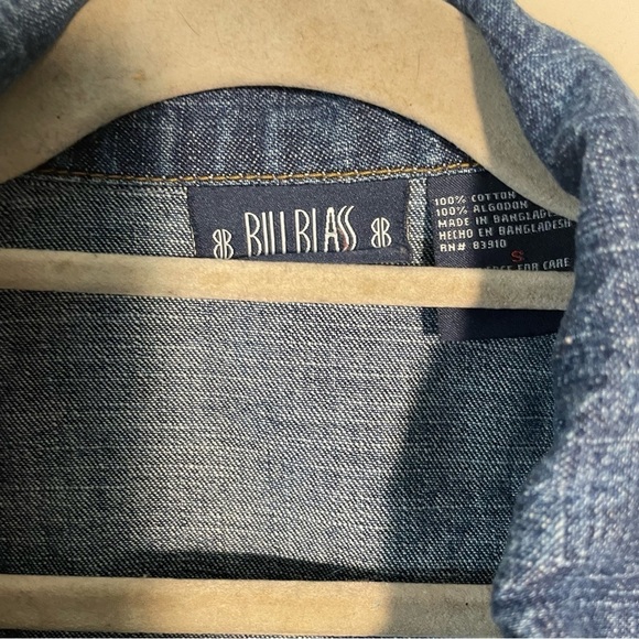 Bill Blass denim jacket size small - Picture 5 of 6
